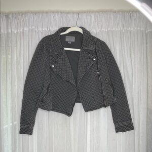 Quilted Gray Utility Jacket